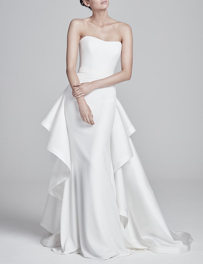 Suzanne Neville Mira Dress and Train